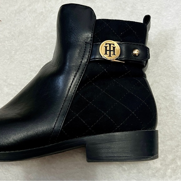 Tommy Hilfiger Rezin2 Faux Leather & Suede Ankle Chelsea Boots - 7.5 - Picture 5 of 11